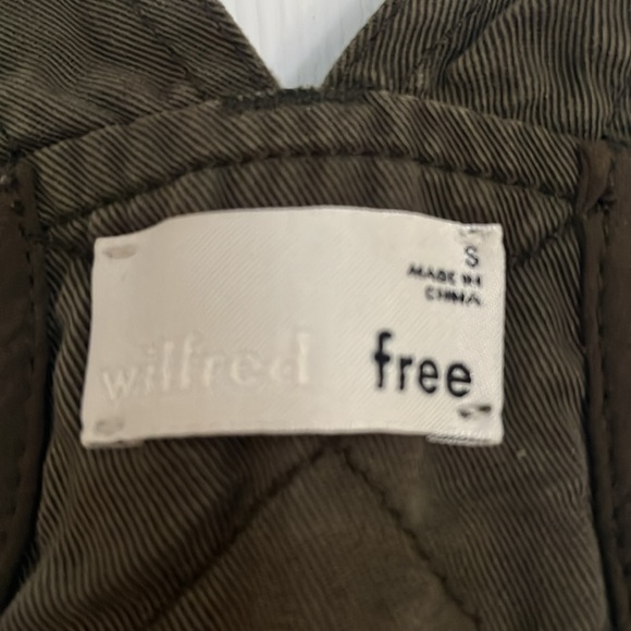 Wilfred free size small moss green/brown jumpsuit from Aritzia - Picture 2 of 4
